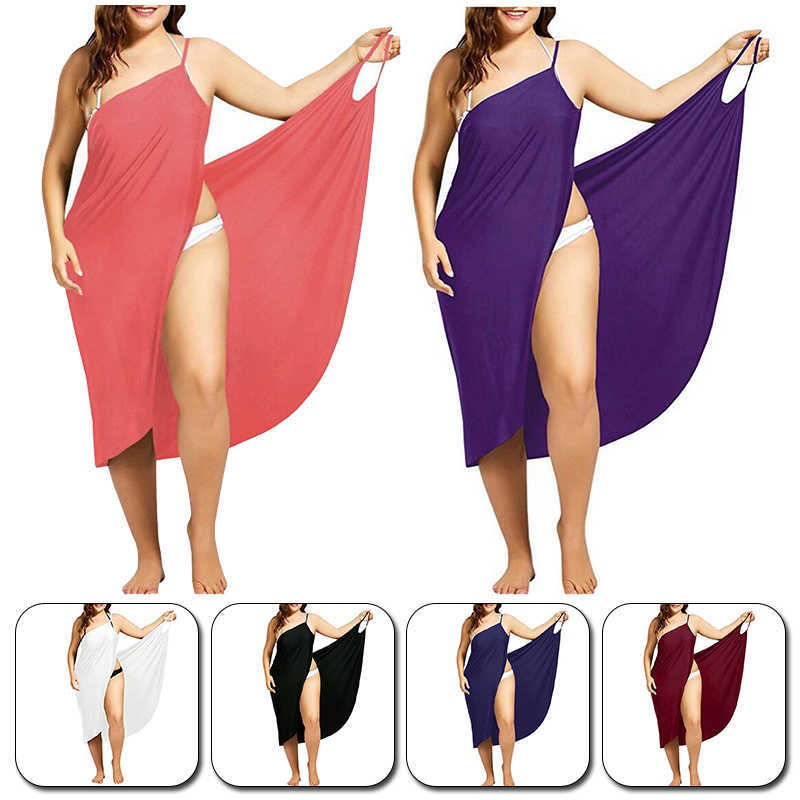 Costumi da bagno da donna Taglie forti Costume da bagno estivo da donna Sciarpa Coprispalle Avvolgere Gonna sarong Abito lungo Coprire Beach Sarong Pareo Bikini Costume da bagno Avvolgere Y2303