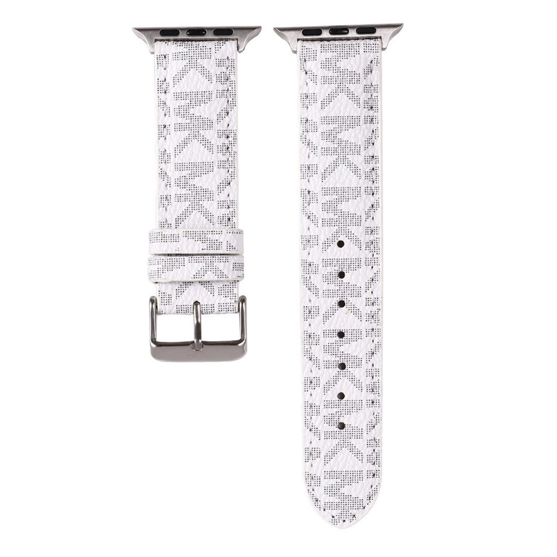 Designer för Apple Watch Strap Fashion Strap 38 mm 40 mm 41 mm 42 mm 44 mm 45 mm Spring Tide Apple Watch Leather Strap Iwatch1234567