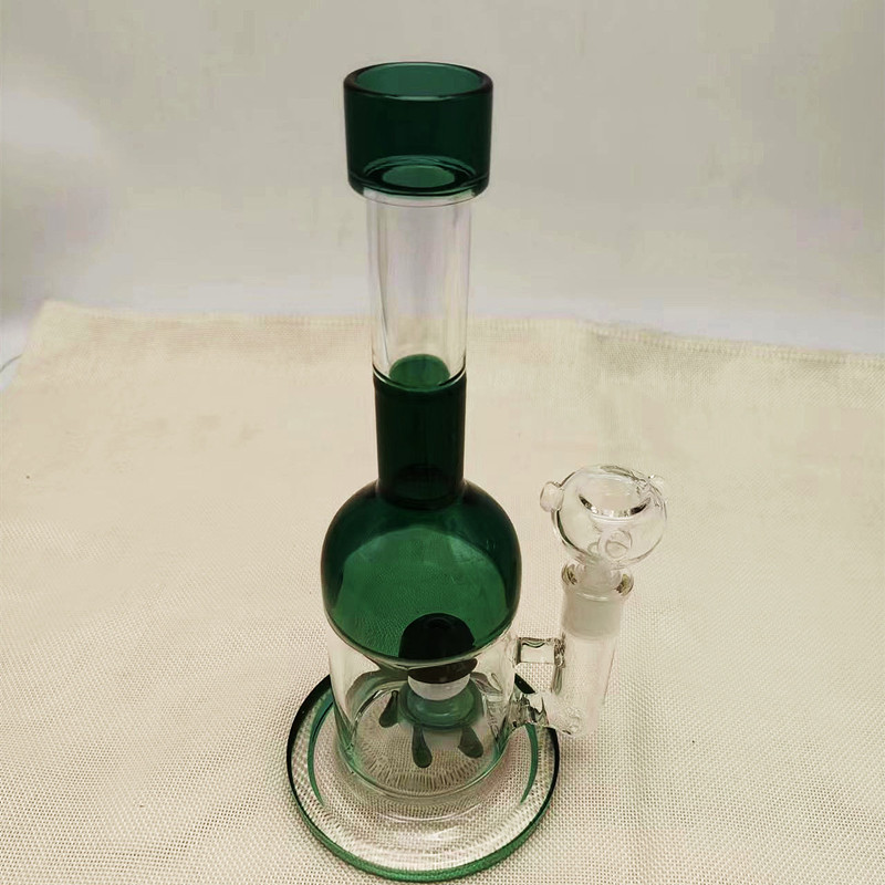 Nouveau Mushroom Glass Bong Showerhead Perc hookah Ball Style Oil Dab Rigs Unique Bongs pipes 14mm Joint Avec bol en verre