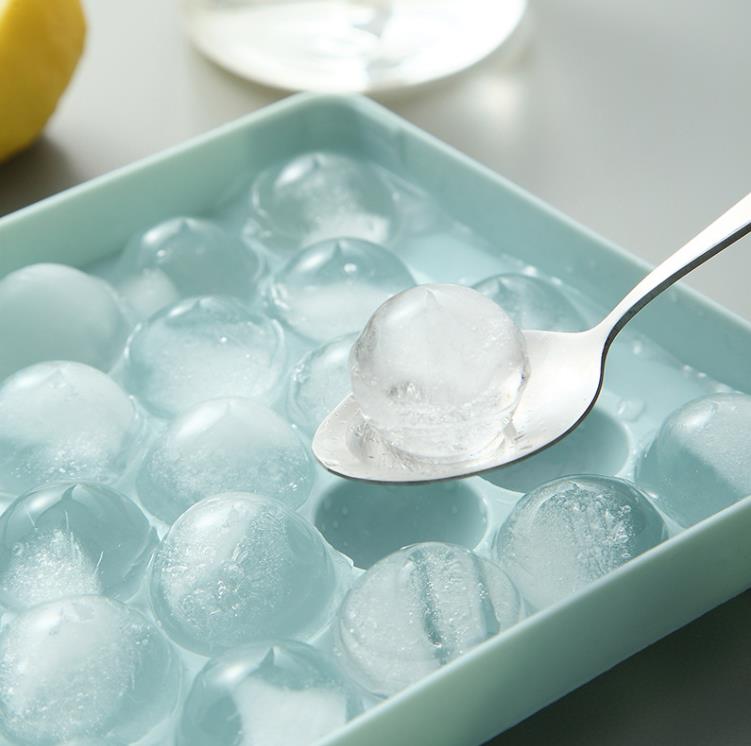 Rund isbitbricka Ice Ball Maker Tools Mögel för frys, Mini Circle Ice Cube Tray Making 1 i x 33 st.