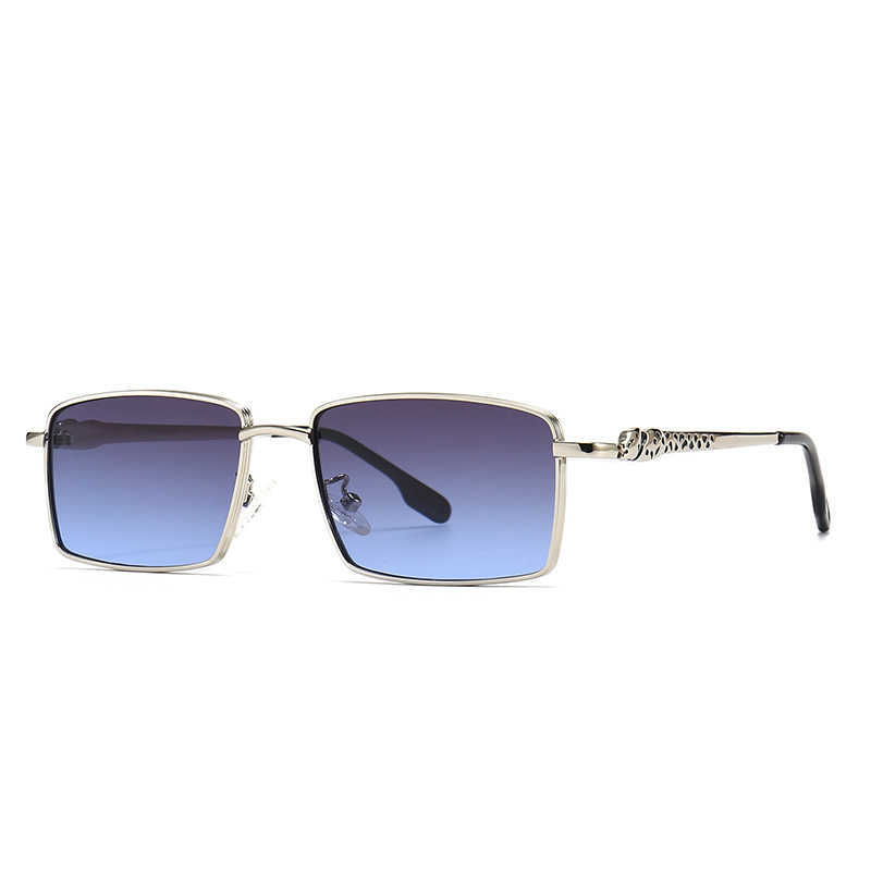 Hochwertige modische Sonnenbrille 10% Rabatt auf Luxusdesignerin neuer Männer und Frauen Sonnenbrille 20% Rabatt auf 2A350 Fashion Small Box Cheetah Metal Hot Girls Street Shot