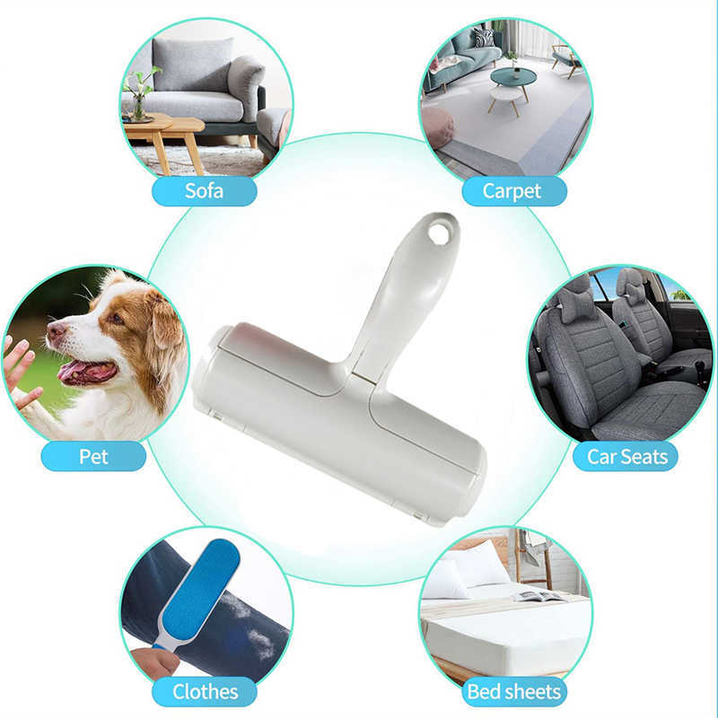 Épilateur pour animaux de compagnie rouleau anti-peluches pour vêtements peluches canapé tapis enlève les poils chat et chiens outils de nettoyage ménagers