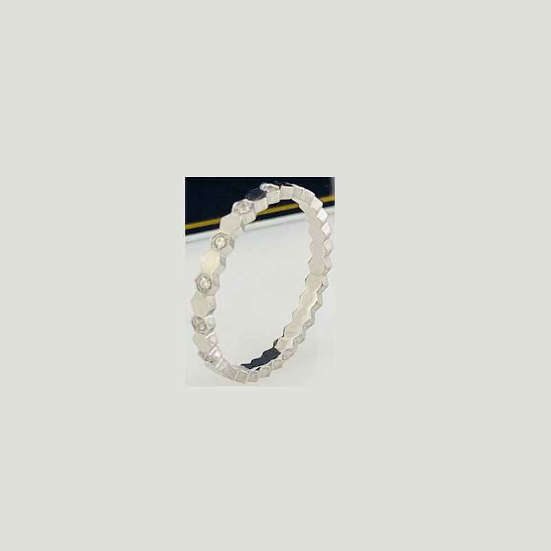 Luxe merkontwerp Titanium roestvrijstalen ringen Zirkoon diamanten vingerring sieraden voor dames en heren Meisjes Goud Rose Goud Zilver Sieraden Cadeau Amerikaanse maat 5-11