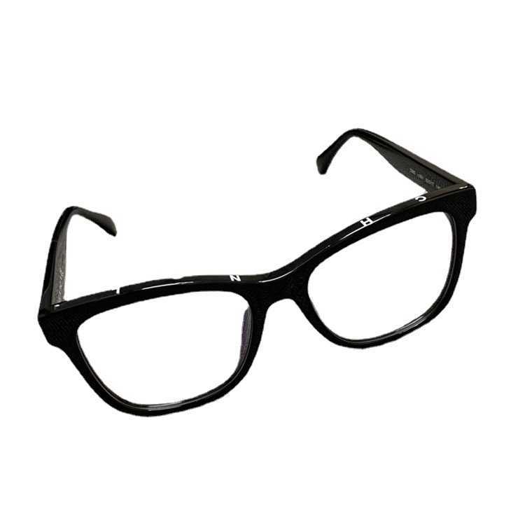2024 10% rabatt på lyxdesigner Nya män och kvinnors solglasögon 20% rabatt på Xiaoxiang Box CH3392 White Deer Quan Zhilong Pure Color Transparent Number Flat Myopic Glasses Frame