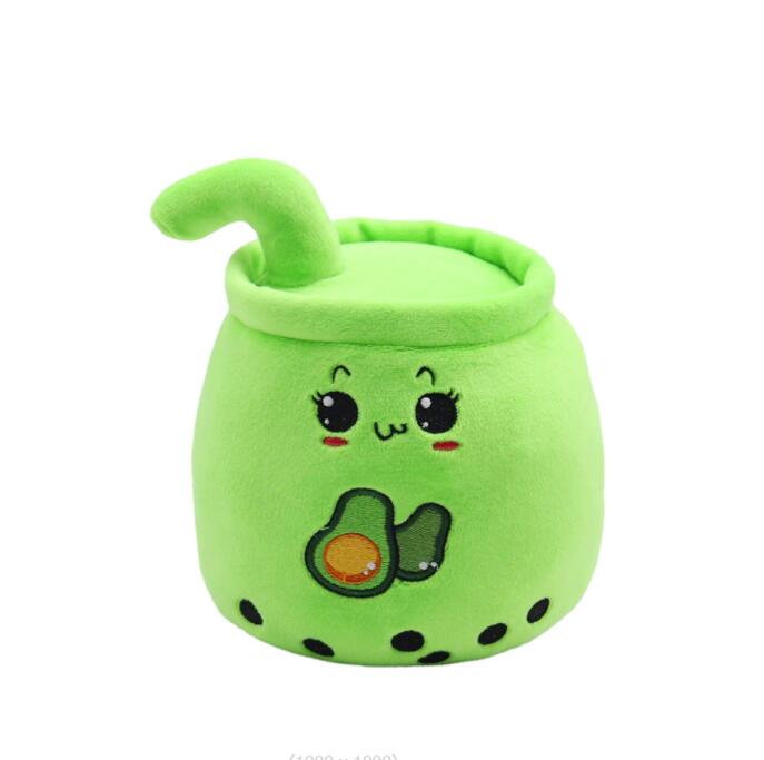 12 -stijl 26 cm imitatie Melk thee Cup pluche speelgoed pluche poppen omkeerbare vrouwelijke poppenkinderen cadeau