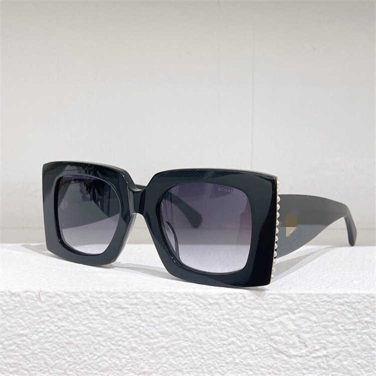 Designer Solglasögon 10% rabatt på lyxdesigner Nya herr- och kvinnors solglasögon 20% rabatt på Xiaoxiangjia Square Plate Style Mångsidig modenätverk Röd Samma stil CH5480