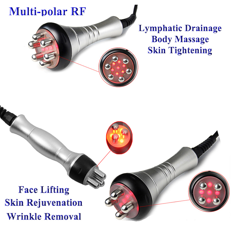 Perte de poids par cavitation sous vide appareil lipo laser portable amincissant la liposuccion 40k machines d'élimination des graisses par radiofréquence à ultrasons 6 poignées