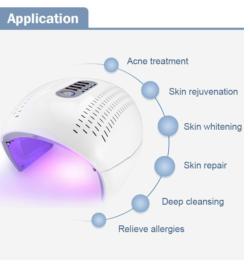 PDT LED Photon Light Therapy Lamp Facial Body Beauty SPA PDT Mask Skin Tighten Acne Dispositivo di rimozione delle rughe Salon Beauty Equipment