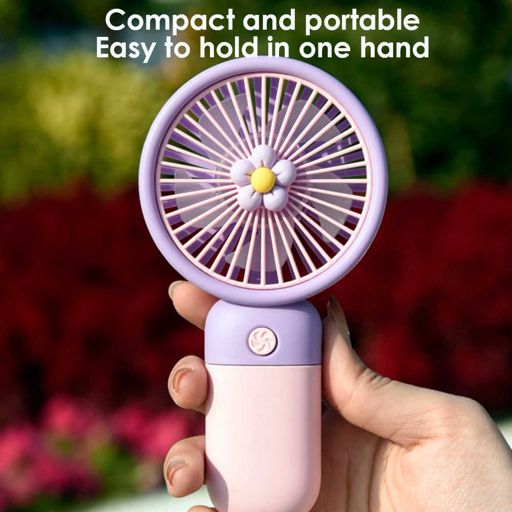 Electric Fans USB Mini Wind Power Handheld Convenient And Ultra-quiet High Quality Portable Student Office Cute Small Cooling