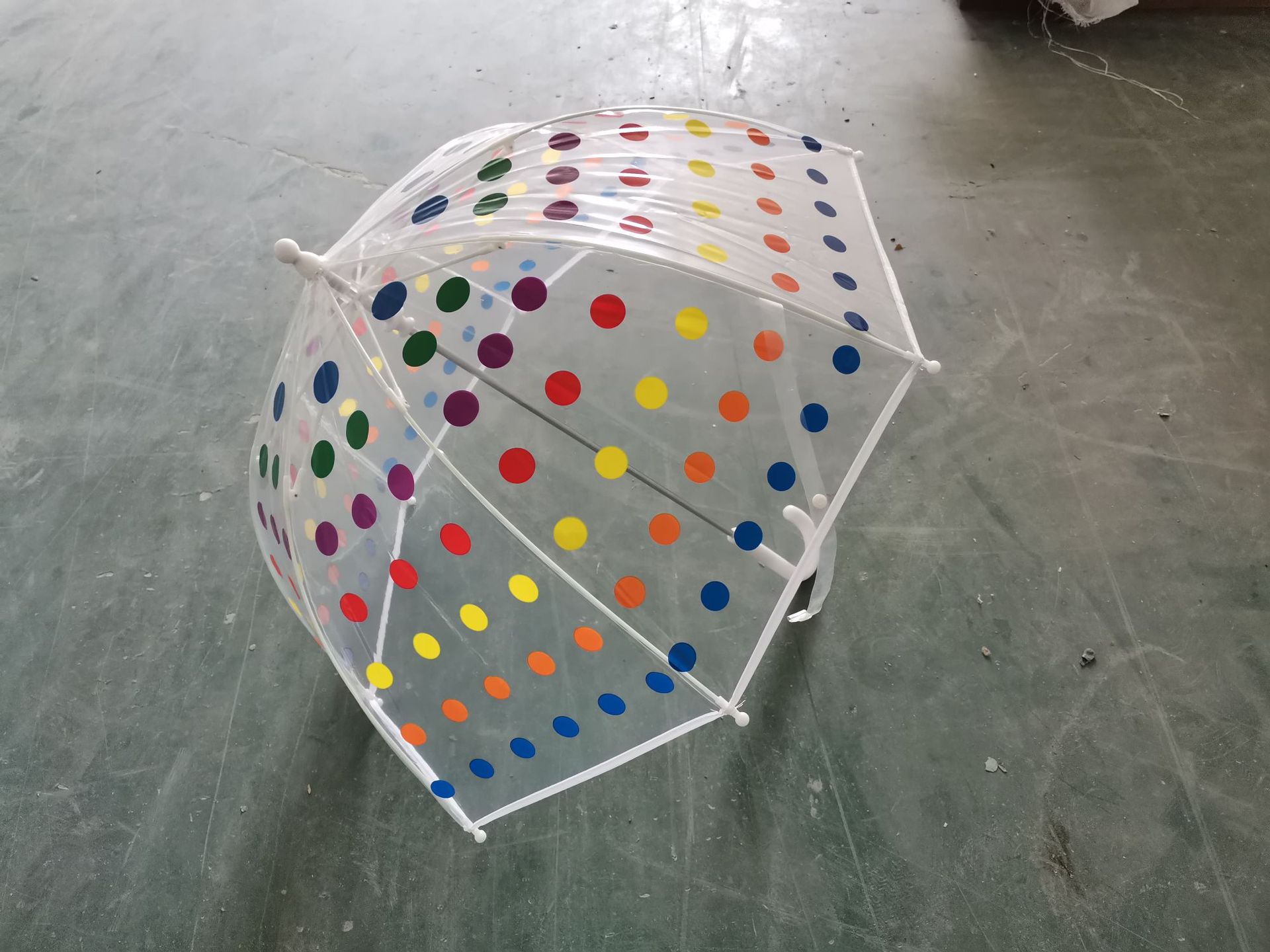 Children Clear Umbrella Bubble Parent-child Transparent Umbrella Customized Logo H23-20