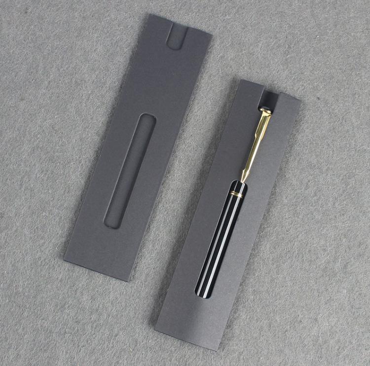 Kağıt kalem hediye çantası reklam promosyonu iş hediyesi tükenmiş kalem kalem ambalaj kutusu perakende ambalaj kapağı sn5175