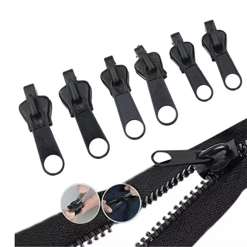 zipper pull reposição Instant Instant Fix Kit Zip Slider dentes Slider resgate Novo design para DIY costurar universal