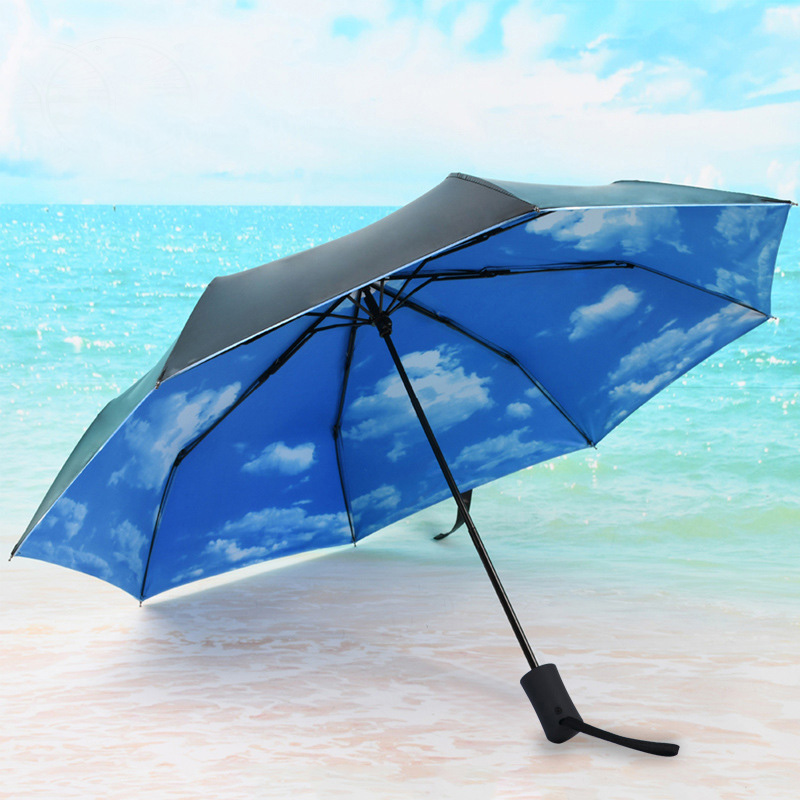 Hurtownia automatyczna podróż mini parasol z nadrukiem Flowing Parrelas Portable Sun Rain Pocket Parrela dla dziewcząt Dziewczyny Dzieci H23-21