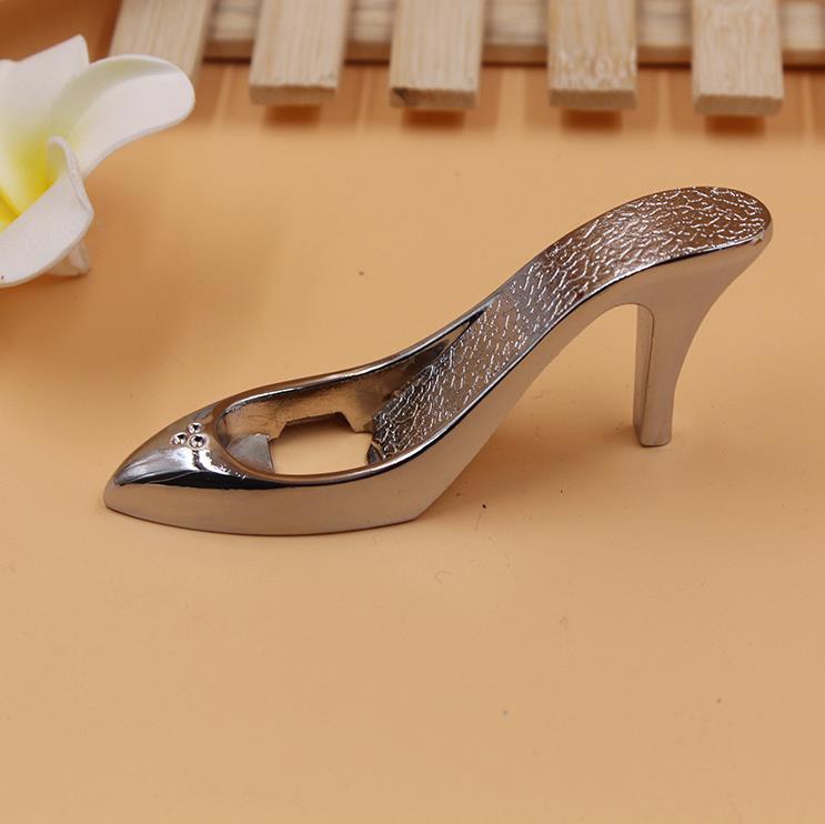 Party Favor Princess High Heel Shoe Heels Shape Metal Wine Bottle Opener Openers Wedding Favors Party Unique Gifts Gift SN4344