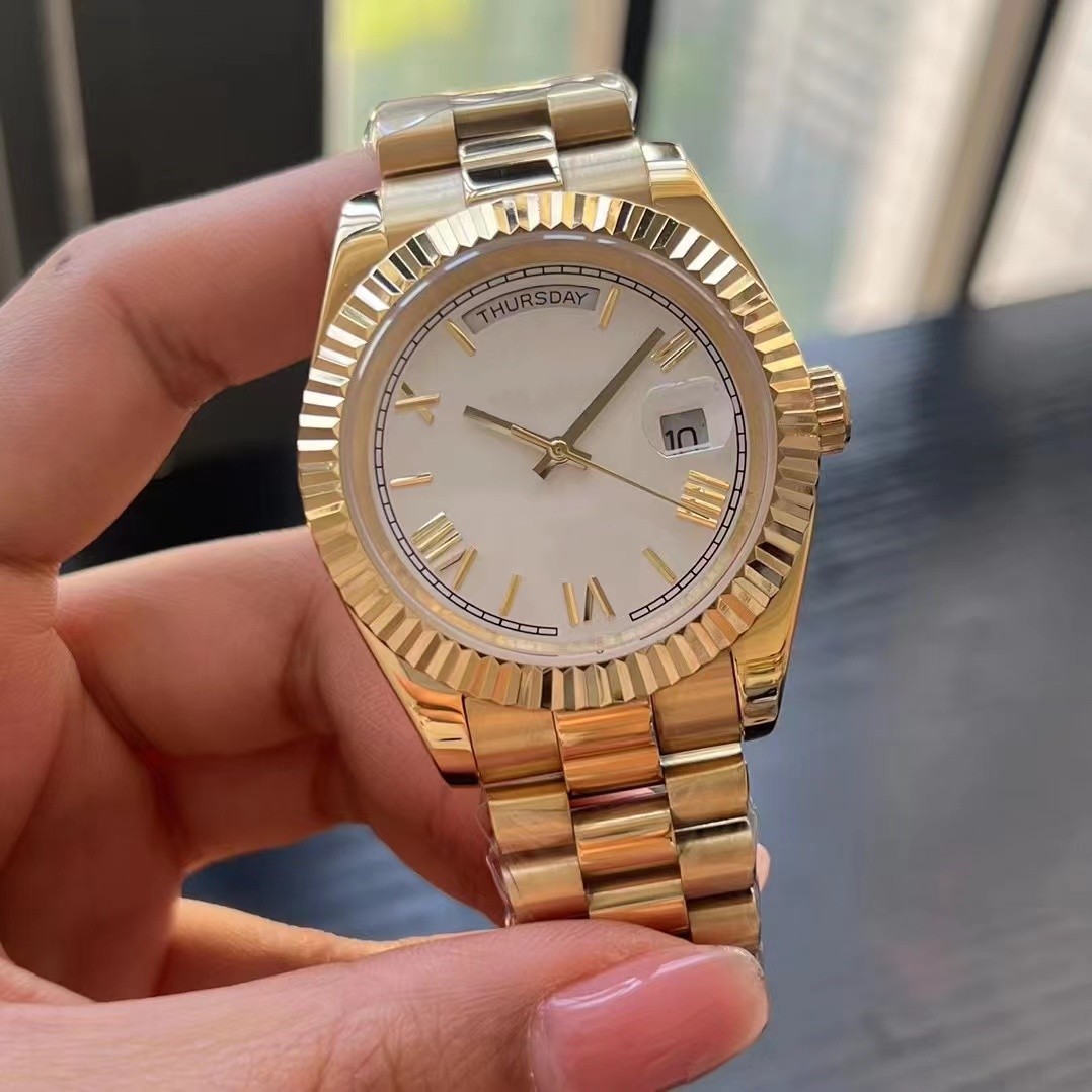 Mens relógio de moda relógios de alta qualidade 41mm relógios automáticos designer mecânico mulheres log relógio de aço inoxidável marca homens relógios de pulso à prova de água montre