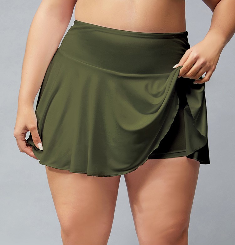 LL Women Sport Plus Size Yoga Skirts Running Shorts Solid Color Pleated Tennis Golf Skirt Anti Exposure Fitness Short Skirt LL546