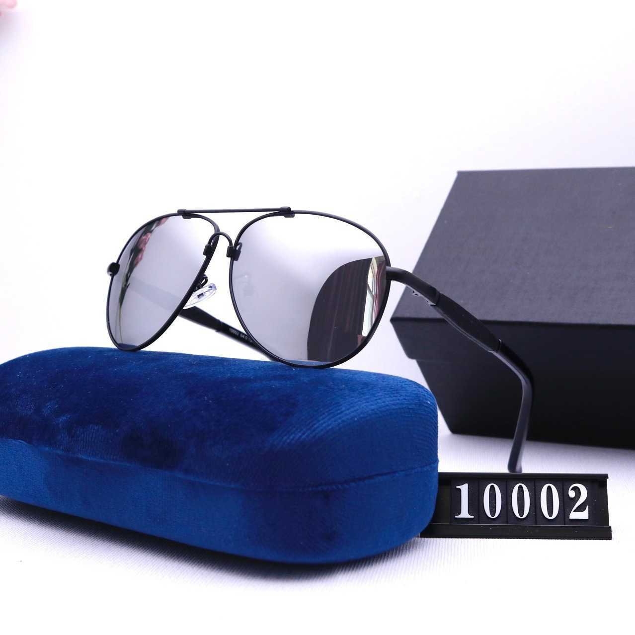 2024 Top -Designer 10% Rabatt auf Luxusdesignerin neuer Sonnenbrillen für Männer und Frauen 20% Rabatt auf Übersee Memory Square Tide Street Schießen Polarisierungsbrillen 10002