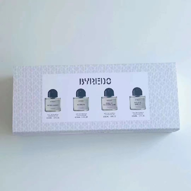 Byredo – ensemble de Parfum pour femmes, 30ml, 4 pièces, Super Cedar Blanche Rose Of No Mans Land EDP, Parfum longue durée, Spray Parfum Cologne, coffret cadeau