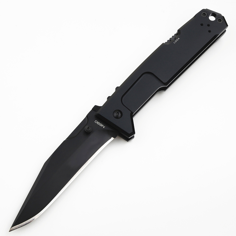 Preço de fábrica CK81 MPC Tactical dobring Knife N690 Titanium Coating Blade Aviation Handle alumínio