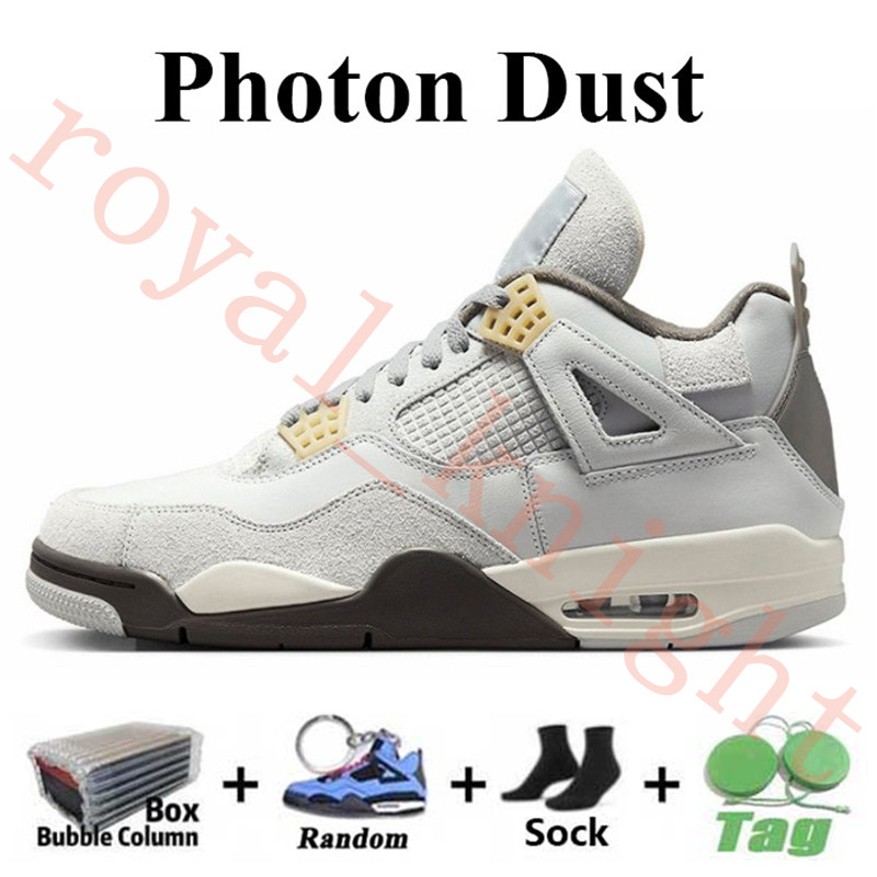 With Box Jumpman 4 Mens Basketball Shoes 4s Pine Green Photon Dust Military Black University Blue Seafoam Red Cement Sail Cat Oreo Men Women Sneakers Size 36-47