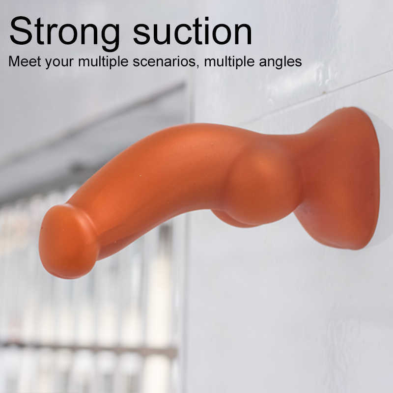 NXY Anal toys Soft Buttplug Plug Butt Big Dilator with Super Suction Dildo Intimate Goods Sex Shop Masturbators Toys 1125