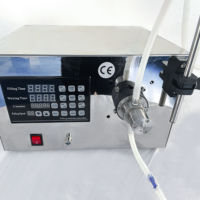 Neue automatische Doppel-Einzelkopf-Magnetpumpe CNC-Desktop-Flüssigkeitsfüllmaschine LT-138 Parfümfüllgerät für Weinsaft