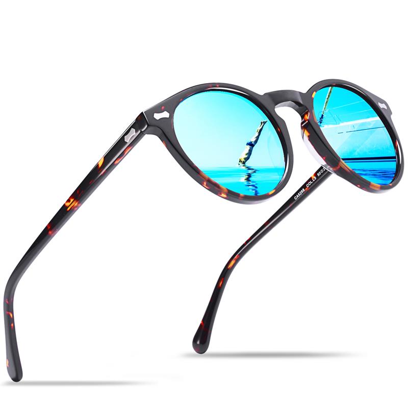 polarized sunglasses carfia 5288 oval designer sunglasses for women men UV protection acatate resin glasses with box