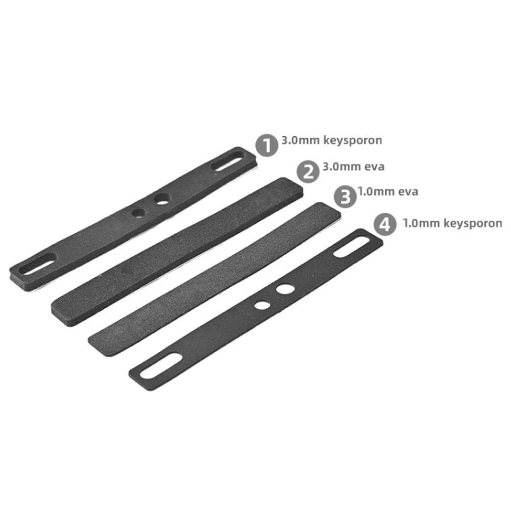 4 Teile/satz Spacebar Schallschutz Schaum Lärm Absorbierende Baumwolle Für DIY Mechanische Tastatur 6,25 U 7U Space Bar Stumm Werkzeuge