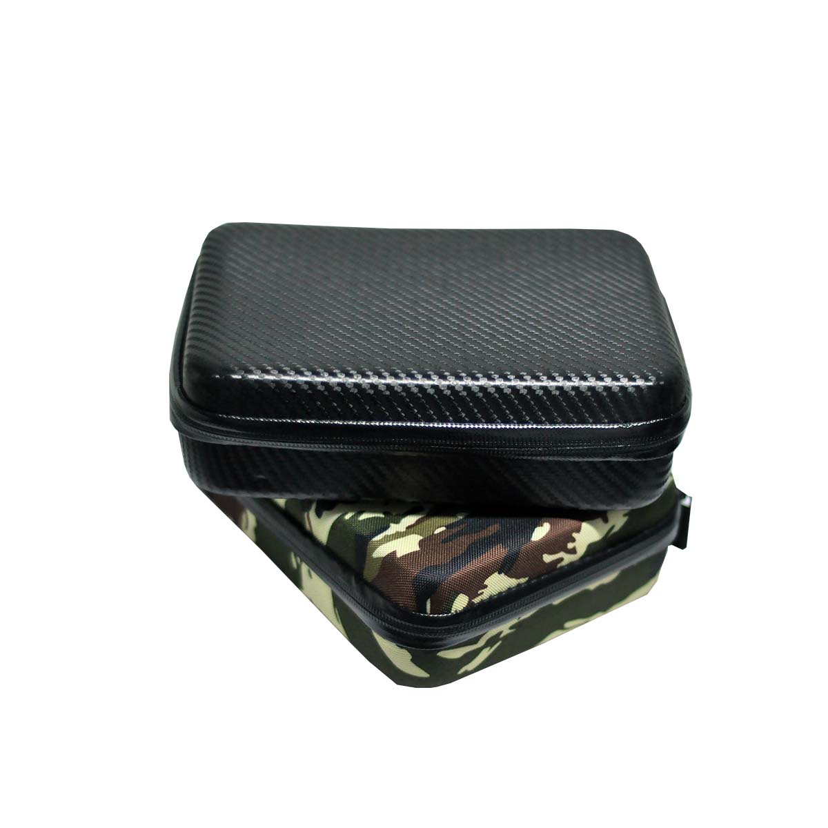 Bagure de boîtier à glissière Conteneurs de rangement camouflage noir Accessoires de caméra à ongles7222109