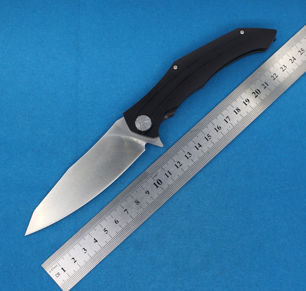 M3352 Flipper Składanie noża D2 Satin Blade G10 ze stalowym uchwytem EDC Pocket Knory łożyska kulki Balking narzędzia przetrwania na zewnątrz MM