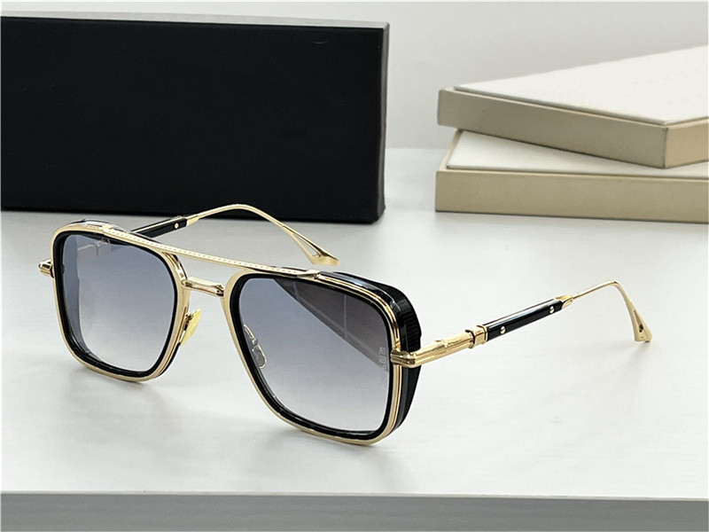 Ny modedesign fyrkantiga solglasögon för män EPXL08 utsökt metallbåge enkel och generös stil mångsidiga utomhus uv400 skyddsglasögon