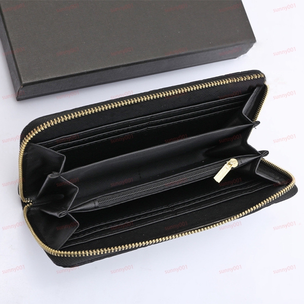 Topkwaliteit Designer Wallet Zipper Pouch De meervoudige Echelons Fashion Purse Small Change Bag Luxury Wallets Bank Note Pack Embossed
