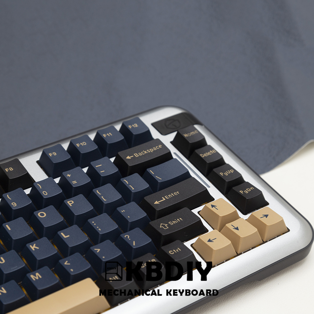 GMK Blue Samurai Keycaps Double Shot Mx Switch Clavier de jeu mécanique ABS Cherry Profile ISO 173 Keys Cap Anne GK61