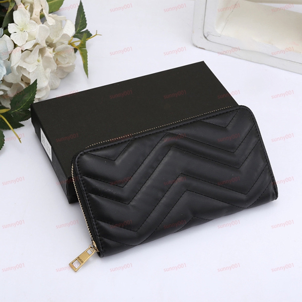 Topkwaliteit Designer Wallet Zipper Pouch De meervoudige Echelons Fashion Purse Small Change Bag Luxury Wallets Bank Note Pack Embossed