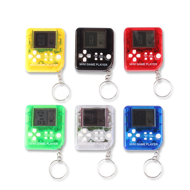 /Pack Mini Handheld Portable Game Players Retro Game Box Keychain 26 In 1 Games Controller Host Mini Video Game Console Key Hanging Toy DHL