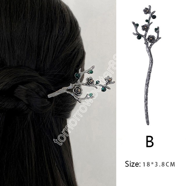 Hairpins Chinese Style Hair Stick Vintage Long Tassels Women Hairpins Hair Clips Elegant Women Hair Chopsticks Hair Accessories