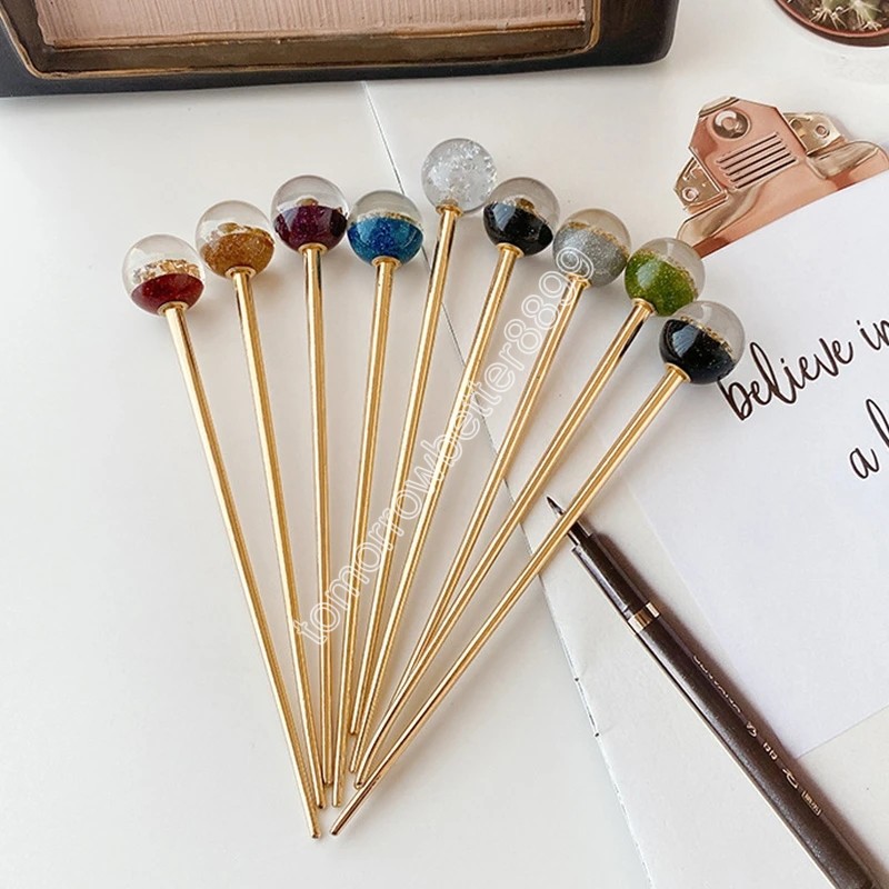 Fashion Women Starry Sky Alloy Hair Sticks Chinese Style Hairpins Hair Clip Pins Hair Chopstick Wedding Hair Accessory Jewelry