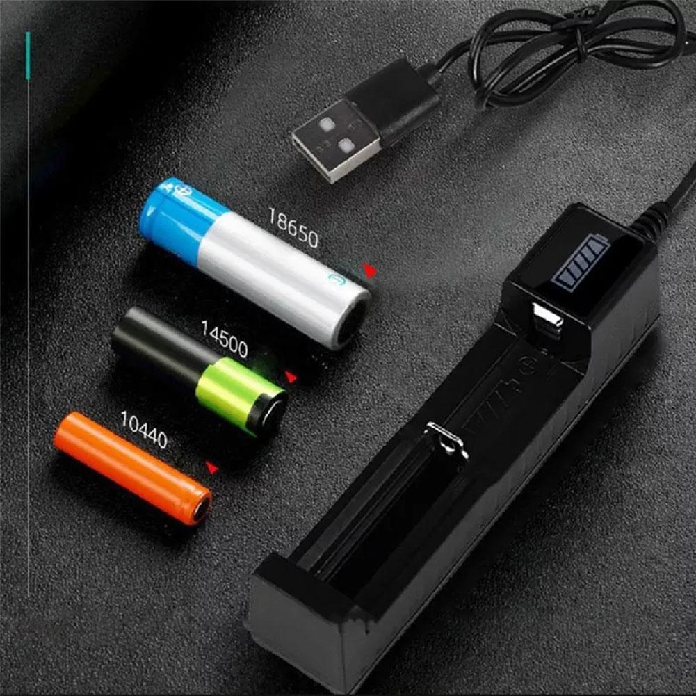 Universal USB Battery Charger 18650 Universal Smart 1 слот -зарядное устройство литиевое адаптер зарядка с индикаторными светильниками Acces