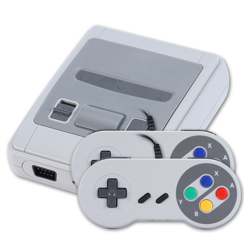 Nostalgic Host Mini Classic Retro Game Players 8 Bit 620 TV-Videospielkonsole für SNES-Spielekonsolen mit doppelten Gaming-Controllern DHL