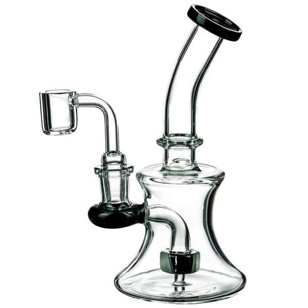 Bägare bas bong vattenpipa oljeriggar röker glas rör tjock glas vatten bongs med 14 mm fog