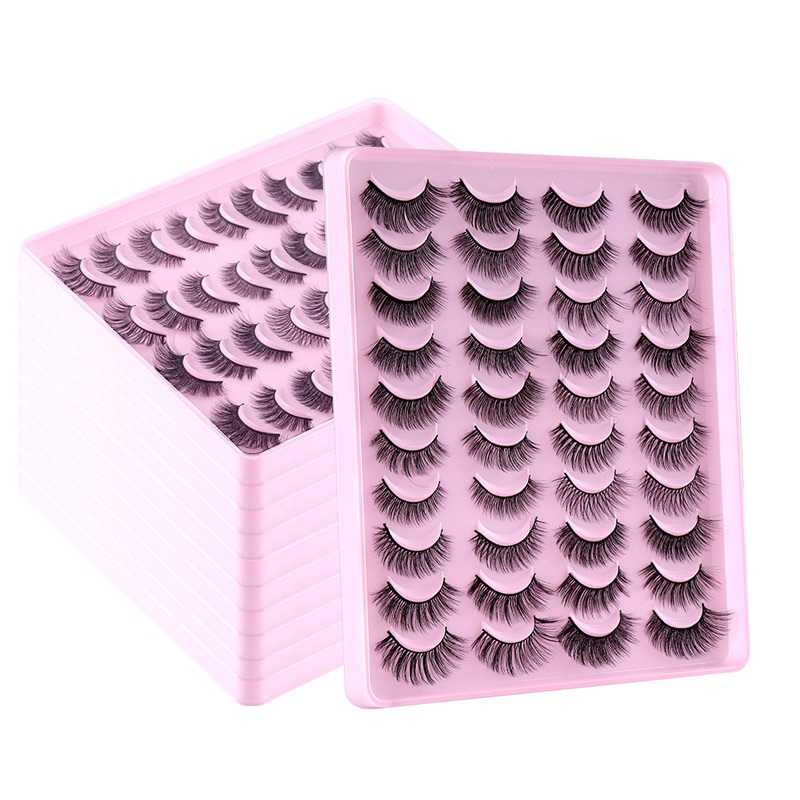 Natural False Eyelashes Mix Style Lash Extensions Soft Fluffy Light Weight Cruelty Free Faux 3d Mink Lashes Makeup