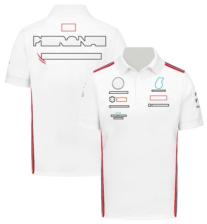 2023 Nuovo abbigliamento da corsa F1 Camicia estiva girocollo tifosi Maglietta POLO piloti della squadra Personalizzazione da uomo