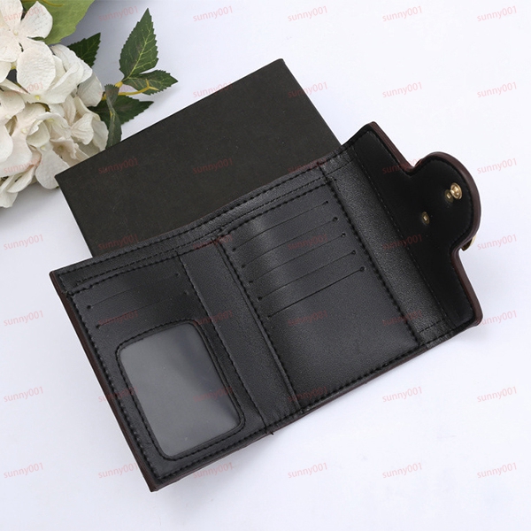 Luxury Coin Key Wallet Pocket Inner Slot Fashion Men's And Women's Cards Cover Designer Long And Short Purse Photo Bag Card Holders