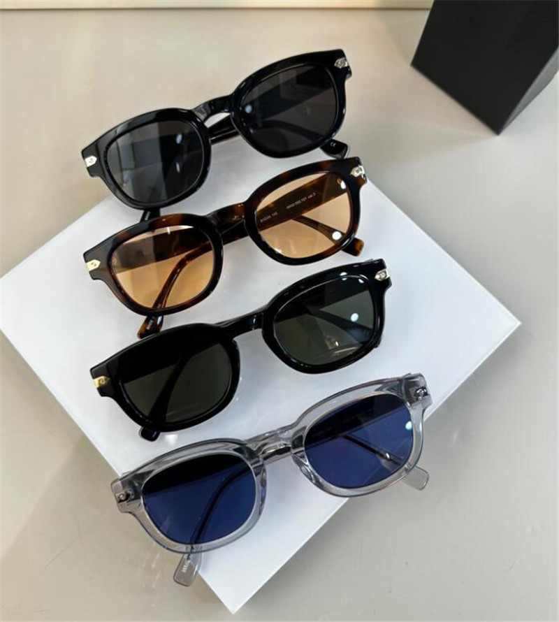 Ny modedesign Oval Cat Eye Solglasögon 032 Acetatram Klassisk populär och generös stil mångsidig utomhus UV400 -skyddsglasögon