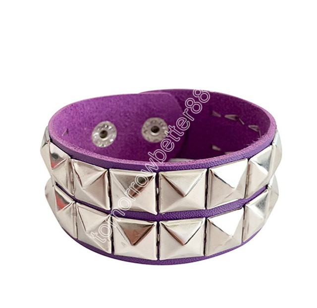 Bracelet gothique Punk unisexe en cuir PU, multicouches, pointes de roche, chaînes à rivets, pour femmes et hommes, bijoux amis, nouvelle collection 2023