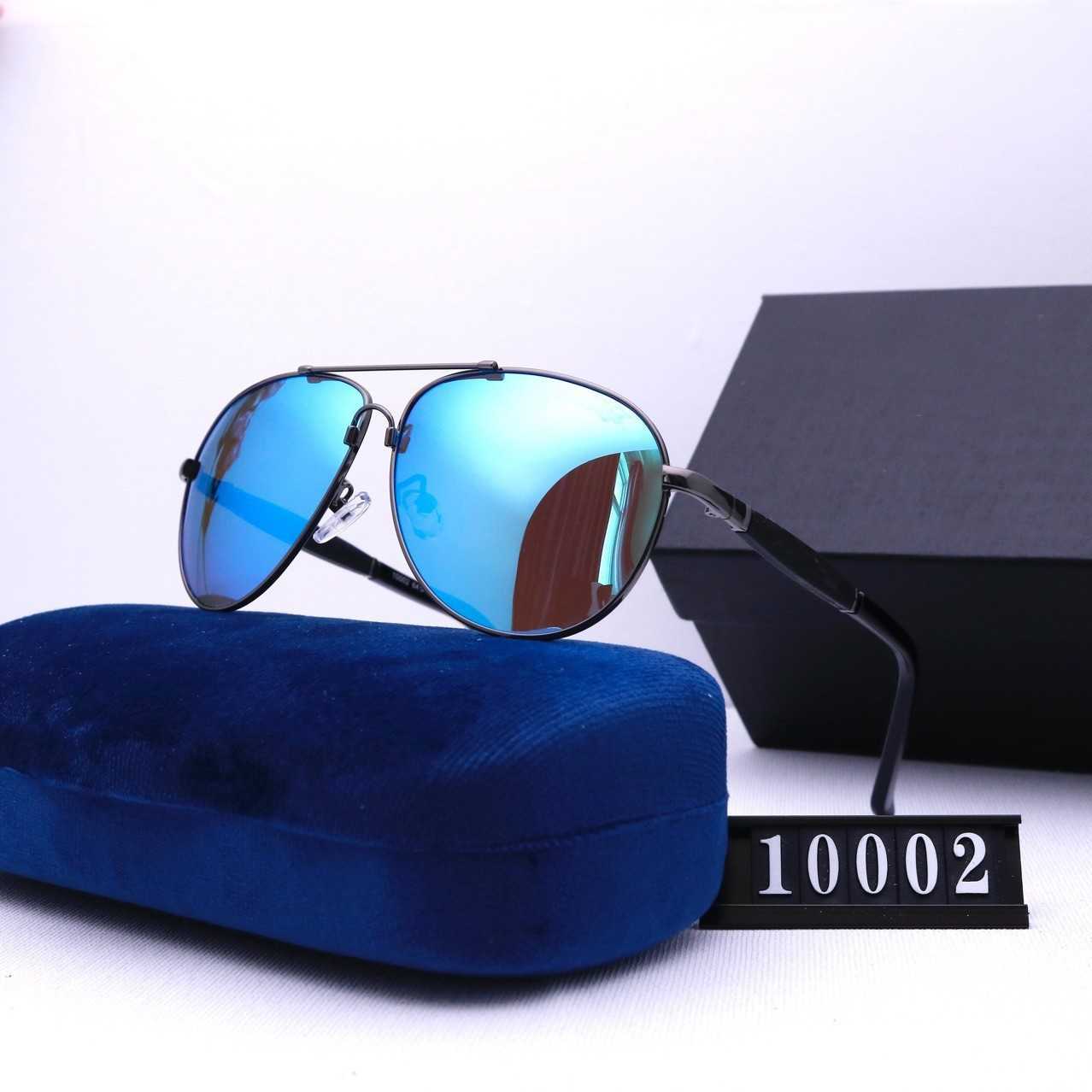 2024 Fashion Off Luxury Designer de luxe Nouveau homme et lunettes de soleil pour hommes et femmes au large de la marée carrée à l'étranger Tire des lunettes de polarisation 10002