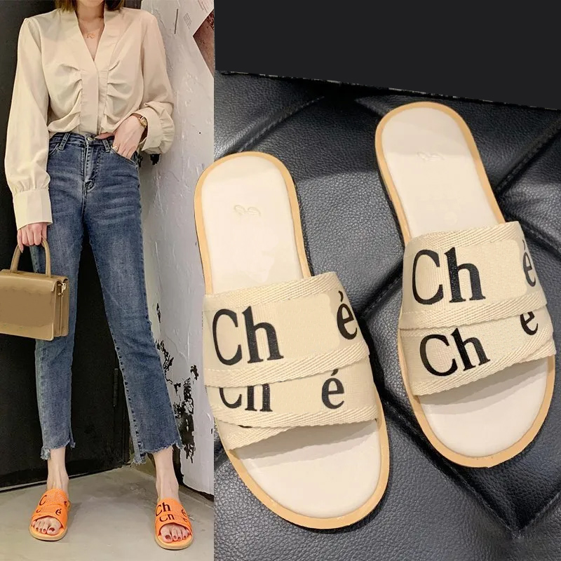 Designerski pantofel luksusowe damskie kapcie klasyczne jednokolorowe domowe kapcie slajdy modne sandały zewnętrzne antypoślizgowe wodoodporne klapki letnie buty podróżne
