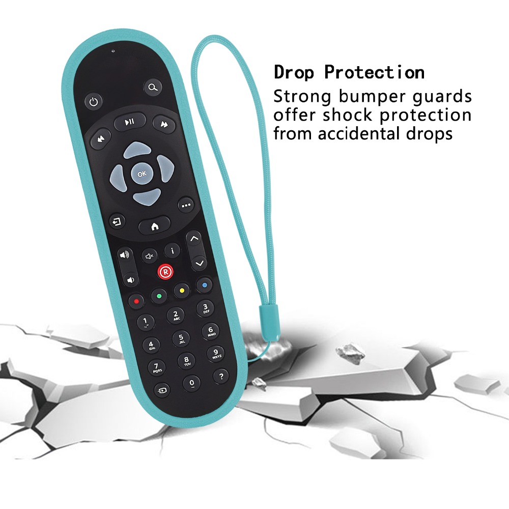 Smart TV Remote Control Covers For SKY Q Shockproof Protective Case Compatible Touch And Non-Touch Skin-Friendly With Hand Loop