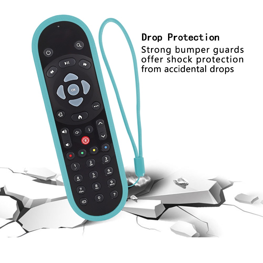 Smart TV Remote Covers для Sky Q Shock-Reseance Sopactive Case Copatable Touch и не навязчивая кожа с помощью ручной петли