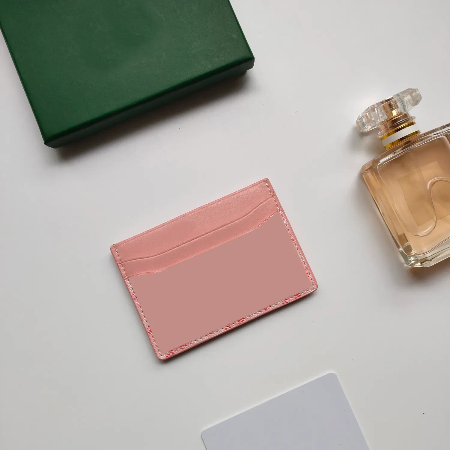 10A TOP Wysokiej jakości projektant portfel France Paris Oryginalna skórzana torebka luksusowy portfel męski mini karta uchwyt na topesurę Teksturę Teksturę High-end Women Portfele z pudełkiem